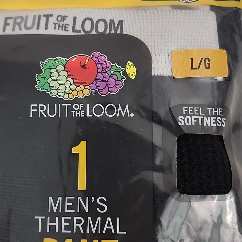 Fruit Of The Loom Men's Thermal Crew & Men's Thermal Pant Size: L - Picture 13 of 16